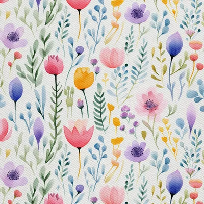 Image de OUTDOOR DECOSTOFFE OXFORD - Blumen - DX2905