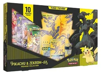 Produktbild von Pokemon Tag Team Pikachu & Zekrom GX Premium Collection