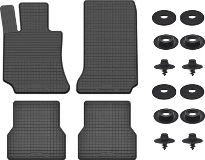 Produktbild von Gummimatten Mit Stoppern Für: Mercedes C W203 (2000-2008) Schwarz Set