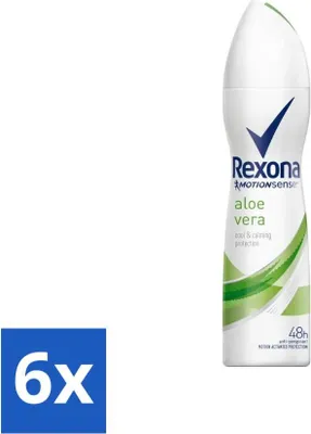 Obrázek produktu pro Rexona - Fresh Aloe Vera - deodorant ve spreji - 150 ml - hodnotné balení - 6 kusů