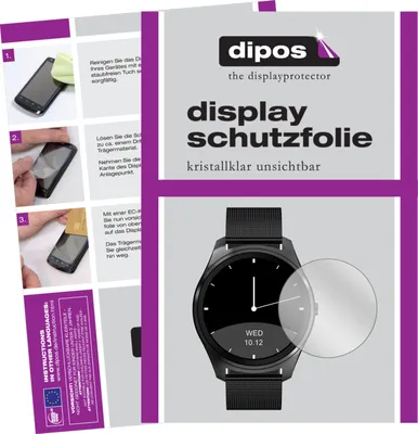 Produktbild von 6x Schutzfolie für DIGGRO DI03 Smartwatch klar Displayschutzfolie Folie Display