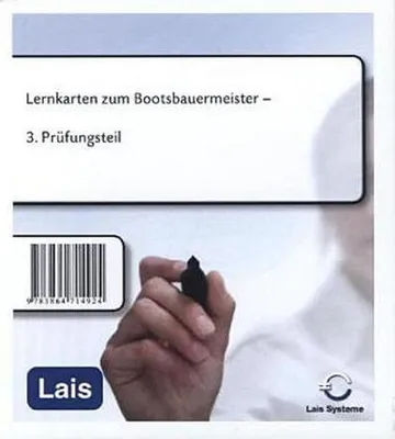 Produktbild von Lernkarten zum Bootsbauermeister