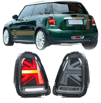 Obrázok produktu pre Zadné svetlo, sekvenčné smerovky, napätie 12 V, výkon 35 W, 3400 lúmenov, kompatibilné s modelmi Mini Cooper R56, R57, R58, R59 (ročníky 2007-2013)