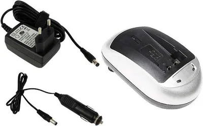 Image de Chargeur pour appareil photo - câble allume-cigare inclus - 10,65 x 6,9 x 3,7 cm