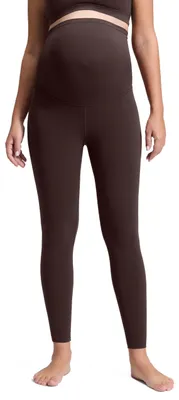 Obrázek produktu pro CRZ YOGA Legíny pro těhotné, délka 71 cm, barva: tmavě hnědá (Hot Fudge-Brown), velikost: 38