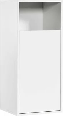 Produktbild von mokebo® Wäscheschrank in Weiß 'Der Wäschehüter', Wäschesortierer mit 1 Fach, auch als Wäschekorb, Wäschesammler oder Wäschetruhe aus Holz, auch als 95x41x40 fürs Bad oder Schlafzimmer (HxBxT in cm)