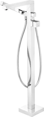 Produktbild von Wannenarmatur, freistehend, mit Duschset - chrom
