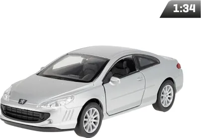 Obrázek produktu pro Model 1:34, Peugeot Coupe 407, stříbrný