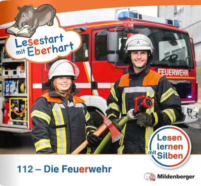 Produktbild von VERLAG: MILDENBERGER Lesestart mit Eberhart: 112 - Die Feuerwehr