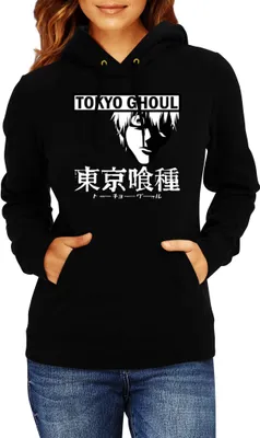 Produktbild von Damen Kapuzenpullover Japan Animation Manga Anime Comics Tokyo Ghoul 02 Ghoul, Lady L / Schwarz