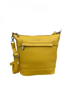 Produktbild von C7022 Cinino Ledertasche Umhängetasche Sonnengelb