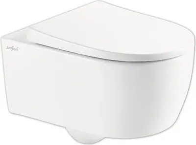Obrázek produktu pro Závěsné WC set Jungborn FIVE bez splachovacího kruhu vč. WC prkénka