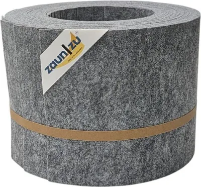 Produktbild von Doppelstab Sichtschutz zaun|zu Design-Vlies 10x Einzelstreifen 2,55m Zaunblende Hellgrau 10x 2,55m