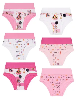 Immagine prodotto di Slip per ragazze - Cotone - 6 pezzi