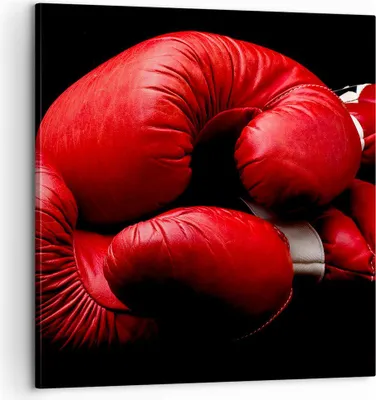Produktbild von Bild auf Leinwand - Leinwandbild - Sport Handschuhe Leder Wettkampf - 60x60cm - Wand Bild - Wanddeko - Leinwanddruck - Bilder - Kunstdruck - Wanddekoration - Leinwand bilder - Wandkunst - AC60x60-2211