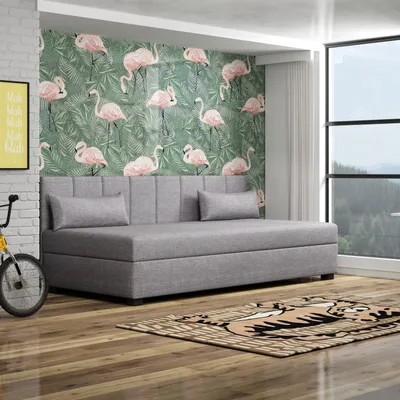 Obrázek produktu pro Jednolůžková čalouněná postel 120x195 ESTRADA 2 - šedá