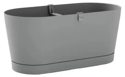 Produktbild von tera Blumenkasten "Vega" Breite: 400 mm fog grey