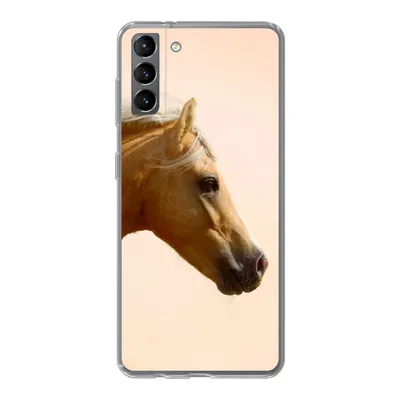 Produktbild von MuchoWow® Handyhülle Schutzhülle Hülle für Samsung Galaxy S21 Plus Pferd - Licht - Luft Silikon Softcase Handy Hülle - Handy-Tasche