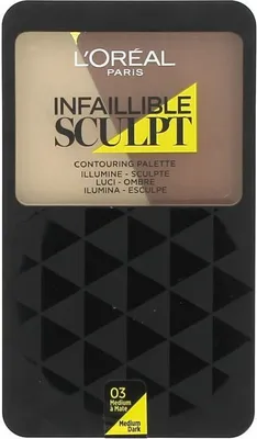 Obrázek produktu pro L'Oréal Paris – Infaillible Sculpt Contouring Palette – 03 Medium to Matte