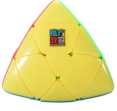 Zdjęcie produktu dla 3x3 Pyramorphix Magiczna kostka bez kleju Teaser mózgu Skewb Puzzle zabawki dla początkujących Cubes