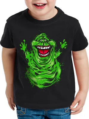 Produktbild von style3 Slimer Kinder T-Shirt geisterjäger gespenst