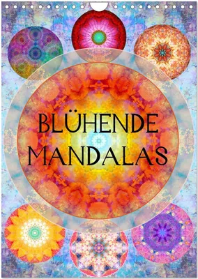 Produktbild von Blühende Mandalas (Wandkalender 2026 DIN A4 hoch), CALVENDO Monatskalender