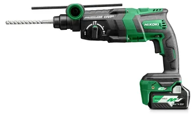 Produktbild von Hikoki DH36DPEWEZ, SDS Plus, Schwarz, Grün, Bürstenlos, 3,2 J, 700 IPM, 950 IPM