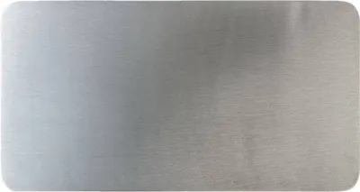 Produktbild von Teller Edelstahl Matt 30x16cm Kerzenhalter Kerzenteller Untersetzer Tischdeko
