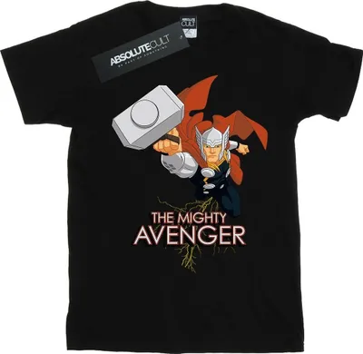 Produktbild von Marvel - "The Mighty Avenger" T-Shirt für Herren BI5624 (3XL) (Schwarz)
