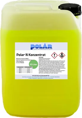 Produktbild von Polar N-MEG Glykol Frostschutzmittel, Monoethylenglykol 100% Konzentrat 10 Liter