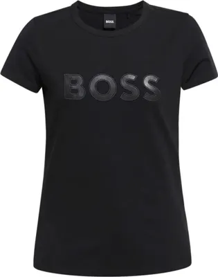 Produktbild von Hugo Boss Damen T-Shirt Eventsa4 mit Rundhalsausschnitt und Logo-Print