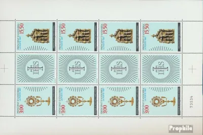 Produktbild von Briefmarken Andorra - Französische Post 1997 Mi 512-513 Kleinbogen (kompl.Ausg.) postfrisch Religiöse Kunst