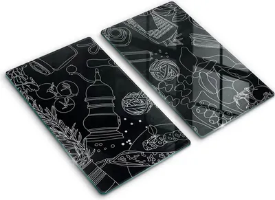 Produktbild von Abdeckung Glas - Küchenabdeckung - 2x30x52 cm - Abdeckplatte -Küchenzubehör