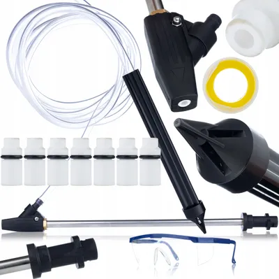Produktbild von Sandstrahl-Set für Kärcher K2–K7 – 7 Düsen, Schlauch, Schutzbrille | Hochdruckreiniger-Zubehör EasyConnect