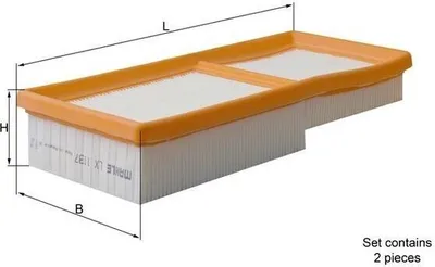 Obrázek produktu pro Vzduchový filtr MAHLE ORIGINAL LX 1137/S