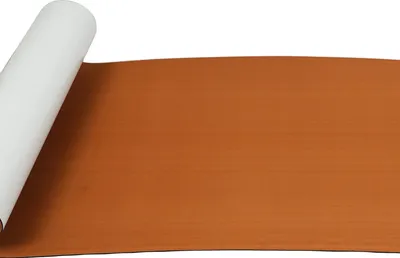 Produktbild von EVA-Schaum Teak-Fußmatte, 240 x 90 cm, 6 mm Dicke, rutschfest, Braun