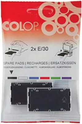 Obrázek produktu pro COLOP náhradní razítkovací polštářek E/15 modrý dvojité balení 2 kusy