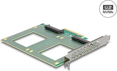 Image de DELOCK PCI Express 4.0x8 Karte zu 2x internU.2 NVMe SFF-8639