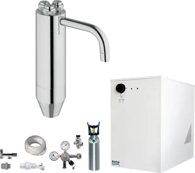 Produktbild von Tafelwassergerät BieTal® BT-30U Kühlung Schanksäule 3-Wege Puls 245 2KG CO2
