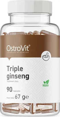 Immagine prodotto di OstroVit Triplo Ginseng VEGE | 90 capsule