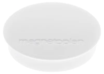 Obrázok produktu pre magnetoplan Discofix okrúhly magnet "štandard", biely