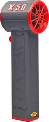 Obrázek produktu pro X50 Elektrický prachový foukač 1300 g s vysokým tahem, 50mm bezkartáčovým motorem, odsávaný ventilátor s turbodmychadlem a baterií 4000 mAh - červený,