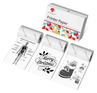 Zdjęcie produktu dla Papier termiczny samoprzylepny do drukarki phomemo 53X3