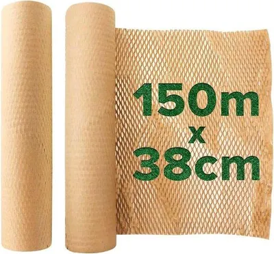 Image de Film à bulles écologique, 38 cm x 150 m, emballage