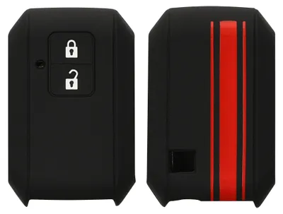 Immagine prodotto di Custodia per chiavi kwmobile per chiavi auto Suzuki a 2 pulsanti Keyless Go - Custodia in silicone per chiavi auto - Custodia protettiva per chiavi in