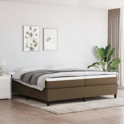 Immagine prodotto di The Living Store rete marrone scuro 200x200 cm in tessuto