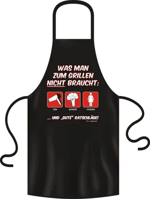 Produktbild von was man zum Grillen nicht brau - Grillschürze - Schürze