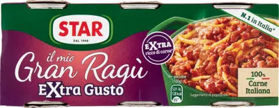 Produktbild von 8x Star Il Mio Gran Ragù Extra Gusto Extra Geschmack Kochsauce - Pastasauce 3x100g