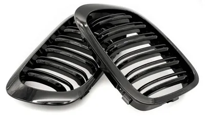 Produktbild von ESEN SKV 66SKV059 Kühlergrill Frontgrill für BMW 3 Coupe (E46) Schwarz Glänzend