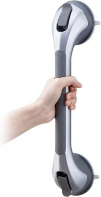 Productafbeelding van Famanu handgreep met zuignap - Extra lange douchegreep, 43 cm - Veiligheidsaccessoire - Antislip